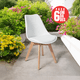 thumbnail image 1 of Pack 6 Sillas Acolchadas Eames Blanca, 1 of 5