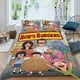 thumbnail image 2 of Las Hamburguesas de Bob Conjunto de sábanas temático, trío de piezas, cómodo y amigable con la piel, diseño único, regalo de decoración para el hogar para familiares, amigos y fans,173cm *218cm, 2 of 6
