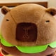 thumbnail image 2 of Peluche Capibara Hamburguesa Café Suave Y Esponjoso 20cm, 2 of 3
