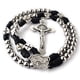thumbnail image 1 of Collar Con Forma De Rosario En Forma De Paracord De Acero Inoxidable Para Hombre, 1 of 9