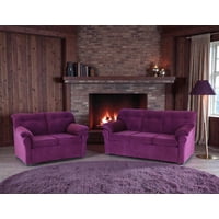 Muebles Altiro - Living Mateo 32 - Tela Felpa Lila