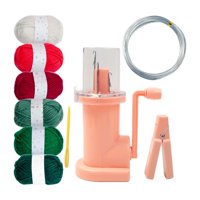 Bothyi - Easy Knitter Máquina De Tejer A Mano Adorno Herramienta De Tejer 6 Colores Hilo Rosa