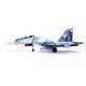thumbnail image 2 of Modelo militar de metal fundido a presión a escala 1:72 Su-30MKK Pavel Osipovich, 2 of 9