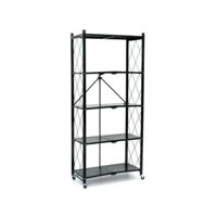 Genérico - Estante Plegable Multiuso Metal 5 Niveles Con Ruedas