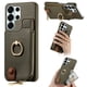 thumbnail image 1 of Funda FOXDOCK para Samsung Galaxy S26 Ultra Diseño con anillo, soporte, almacenamiento y protección RFID-verde, 1 of 6