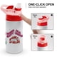 thumbnail image 4 of McCabe y la Señora MillerBotella de Agua con Tapa Pop Top de Un Toque, Acero Inoxidable, a Prueba de Fugas, para Deportes, Botella Infantil rosa 12 oz, 4 of 6