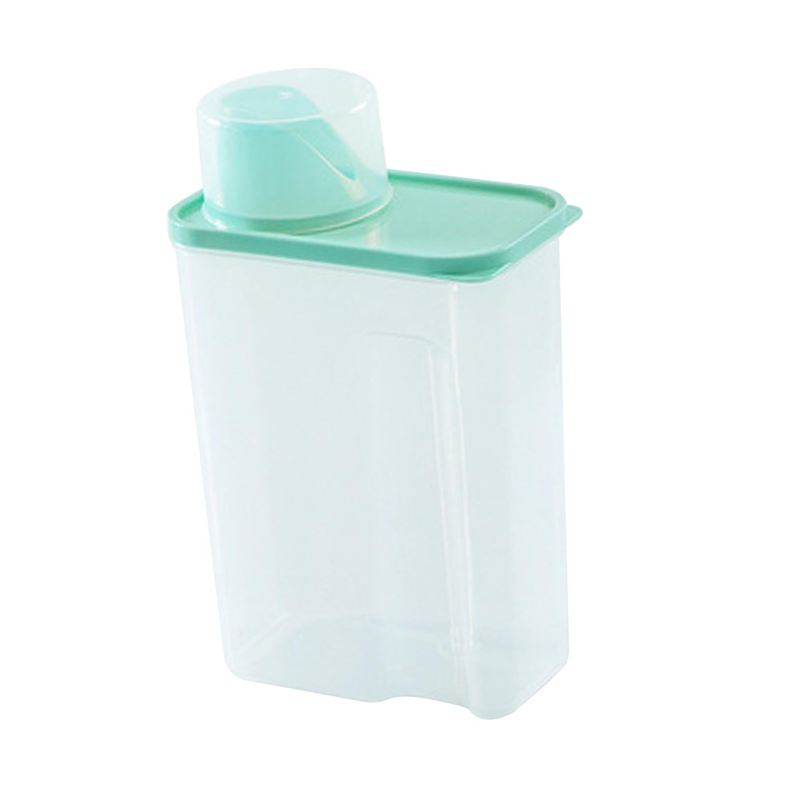 Magideal - Contenedor De Almacenamiento De Detergente En Polvo, Caja De Almacenamiento De Polvo De Lavandería, Contenedor De Polvo De Lavandería Multiusos, Conte 3l Verde