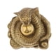 thumbnail image 4 of Figura Decorativa De Doce Animales Chinos De Latón Puro, Amuleto De La Suerte, Serpiente, 4 of 5