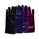thumbnail image 2 of suxuMhao Guantes Cortos de Terciopelo, Guantes de Vestir Guantes de Noche Guantes Formales Guantes de Etiqueta Guantes para Fiesta Guantes para Boda, Marrón Oscuro, Talla Única, 8.66 Pulgadas de, 2 of 2