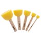 thumbnail image 2 of Juego de 5 pinceles de espuma Nakleo para plantillas 1 cm, 2 cm, 2,5 cm, 4 cm y 5 cm, 2 of 3