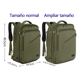 thumbnail image 5 of "Mochila Belug De Viaje Impermeable 10  kg Color Verde musgo ", 5 of 5