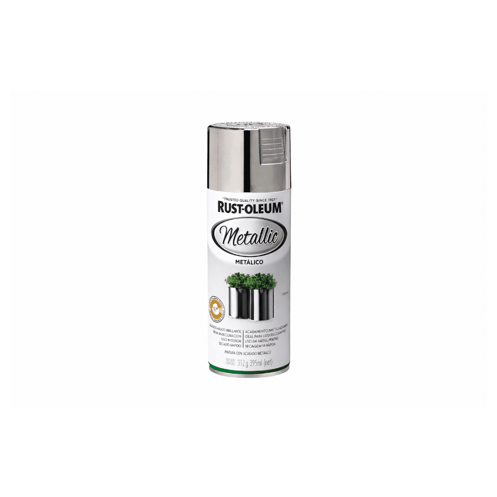 Pintura Metallic Color Cromo Brillante Rust Oleum 395ml