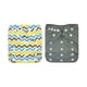 thumbnail image 1 of Pack de 2 pañales reutilizables color gris, talla XL, 1 of 3