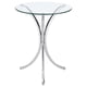 thumbnail image 1 of Mesa auxiliar Coaster Home Furnishings Eloise de vidrio 45 cm, 1 of 3