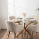 thumbnail image 2 of Comedor Mesa Redonda Equiz 120cm + 4 Butacas Almer Beige, 2 of 2