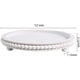 thumbnail image 1 of Bandeja Madera Redonda HPC Decor 30cm Blanca Beads, 1 of 3