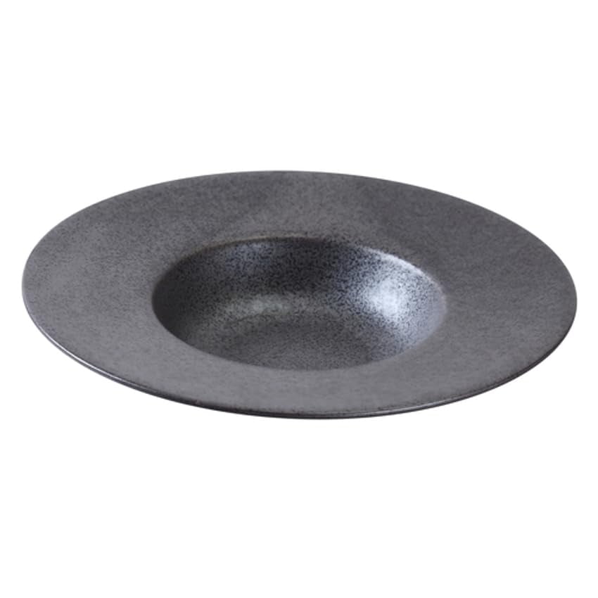Plato De Postre Yanco Db-611 De 11,5 Pulgadas, 473 Ml, Negro Mate, Paquete De 12
