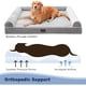 thumbnail image 3 of Cama Ortopédica Grande para Perros Western Home XL Impermeable Gris, 3 of 6