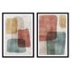 thumbnail image 1 of Set de Cuadros Abstracto Piedras Modelo 2 con Marco Negro 50x40 CM, 1 of 1