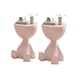 thumbnail image 4 of Pack De 2 Mesas De Arrimo Escultural Rosa, 4 of 5