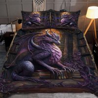 Milsleep - Impresionante Dragón - Juego De Edredón Personalizado Dragón