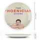 thumbnail image 2 of El plan de los fenicios Plato decorativo de porcelana fina (bone china), plato decorativo de cerámica para hogar, oficina, soporte de pared, platos decorativos para dormitorio - 6 pulgadas (15 cm), 2 of 6