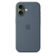thumbnail image 2 of Funda de silicona Apple para iPhone 17 con MagSafe, azul ancla, 2 of 6