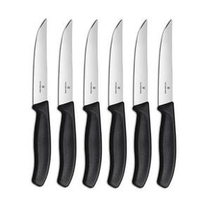 Juego De Cuchillos Para Carne Victorinox Swiss Classic De 6 Piezas De Acero Inoxidable