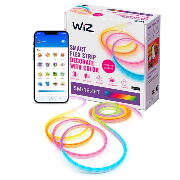 Tira LED WiZ Neon Flex 5m Multicolor Smart Dimmable 605600