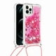 thumbnail image 1 of Funda FOXDOCK para iPhone 12 Pro con Cuerda Ajustable, Brillo Líquido, Protección Antigolpes y Lente – Ideal para Regalo, 1 of 6