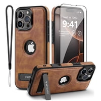 Funda Wtcase De Piel Magnética Con Soporte Para Iphone 16 Pro Max