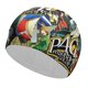 thumbnail image 1 of Persona 4 Golden Gorro de Natación de Licra, Gorro de Baño de Tela Cómoda, Gorro Elástico Antideslizante para Hombres, Mujeres y Niños, 1 of 6