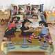 thumbnail image 1 of Bob's Burgers Duvet Cover Set 3 Piece Bedding Set Double Sided Printing Decorative Comforter Cover Set, 1 of 5