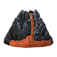 Magideal - Modelo De Volcán Juguete Suministros Para Fiestas Juguete De Desarrollo, Decoración De Volcán, Figura De Volcán, Modelo De Erupción Volcánica Para Niñ Sin Función