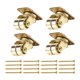 thumbnail image 5 of 4 Ruedas Verticales De Metal Para Piano Con Rotación De 360 Grados Para Muebles, Sofás De Piano, Color Dorado, 5 of 5