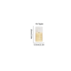 thumbnail image 4 of Pack X10 Velas Led Decorativas De 10cm Luz Cálida, 4 of 8
