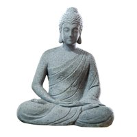 Magideal - Acuario De Resina Que Estatuilla De Buda Fengshui Artesanía Paisaje Único Duradero Mini Jardín, Accesorios De Uso De Jardín De Hadas Paisajismo