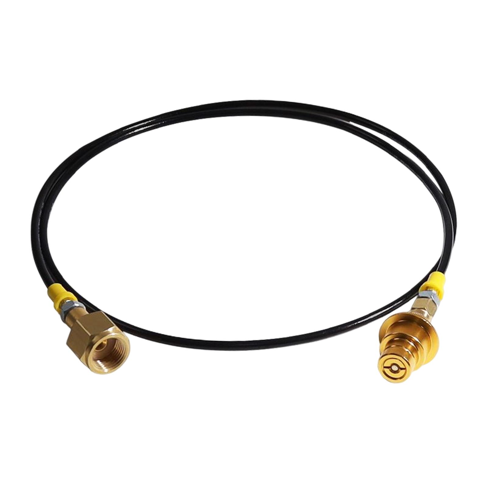 Magideal - Adaptador Cilindro De 1,5 M, Accesorios De , Conector De Wp 630Bar, Presión Bp 1600Bar, Tubo De , Oro .8 Oro W21.8
