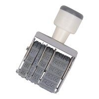 Magideal - 8 Dígitos Accesorios Para Sellos De Rodillos Número De Sello Numeración Sello Carro Multifunción Calendario Ruedas De Tiempo Rodillos Creativos Para