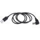 thumbnail image 2 of Cable Adaptador De Extensión De ángulo De 90 Grados USB2.0 Macho A Tipo B Doblado Hacia Abajo, 2 of 3