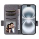 thumbnail image 2 of Funda Cartera para iPhone 16 Tapa Flip con Ranuras y Soporte Gris, 2 of 5