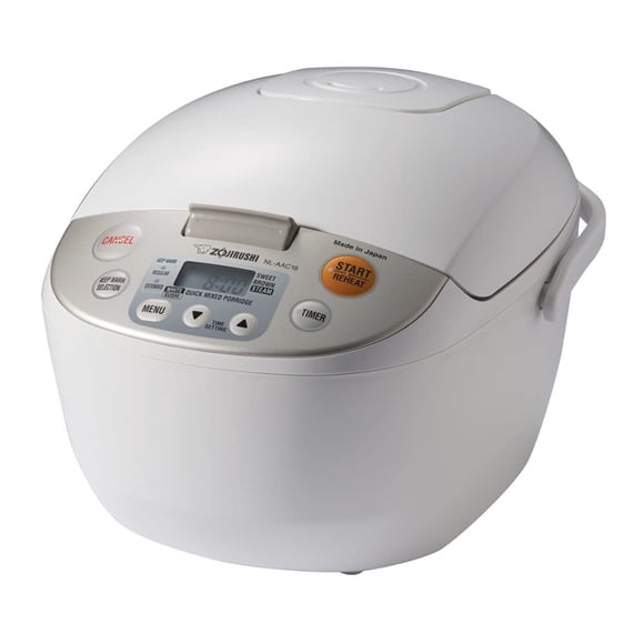 Arrocera Zojirushi NL-AAC18 Micom 1.8 L, 10 tazas, hecha en Japón