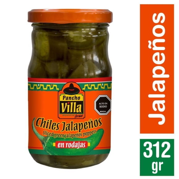 Comida Mexicana Jalapeños Frasco, 312 g