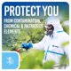 thumbnail image 5 of Mono desechable Medtecs Hazmat Suit Level 4 PPE L, 5 of 6