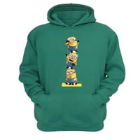 Genérico - Polerón Canguro Pequeños Amarillos Verde Aguamarina Talla L Unisex