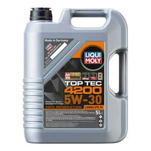 Aceite Motor Top Tec 4200 Longlife Ill 5W30 Liqui Moly 5Lts Amarillo