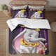 thumbnail image 1 of Dumbo 3-Piece Bedding Set For Kids Boys Girls Adult Cartoon Warm Cute Fashion Holiday Present Gift Bed Sheets, 1 of 5