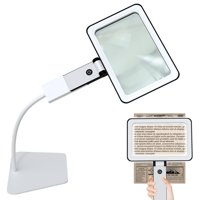 Zhsx - Lupa De Sobremesa Con Aumento De 5X Con Luz