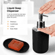 thumbnail image 5 of "Juego De Accesorios De Baño Belug  De 6 Piezas Plástico Y Hogar Negro ", 5 of 5