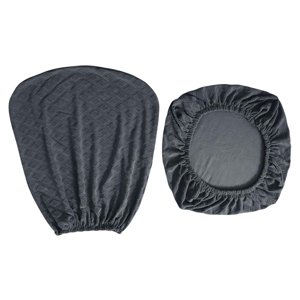 Magideal - Funda Para Silla De Oficina, Fundas Para Silla Elásticas A Prueba De Aceite, Lavables, A Prueba De Polvo, Estirables, Funda Universal Para Silla De Es , Gris Oscuro